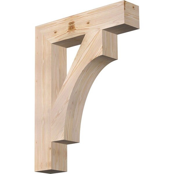 Ekena Millwork Westlake Block Smooth Bracket, Douglas Fir, 5 1/2"W x 28"D x 36"H BKT06X28X36WTL05SDF - main